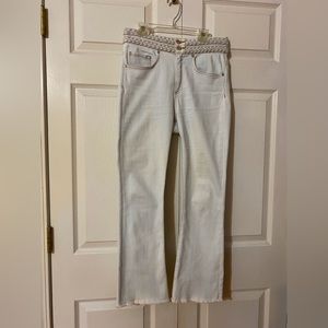 Veronica Beard 26/2 Carly Braided Waist Jeans